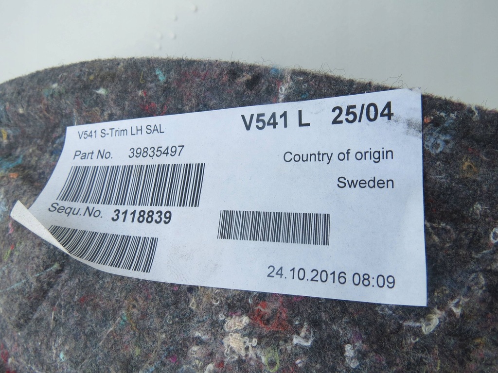 фото №11, Обшивка багажника обивка volvo s90 2.0 v90 3118839