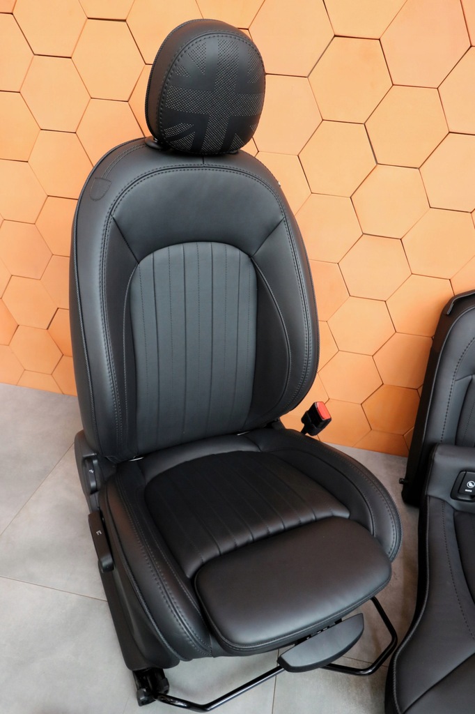 фото №7, Mini f57 салон сидіння з підігрівом isofix шкіра карбон black harman