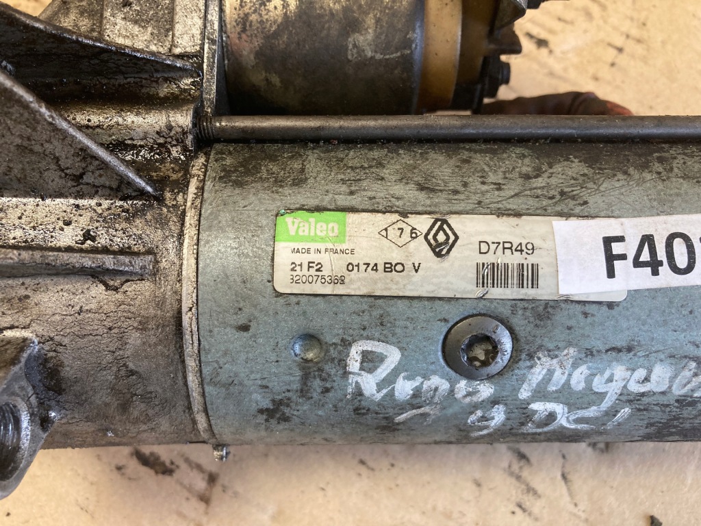 Renault megane 1.9 dci стартер 820075362 d7r49 Недорого