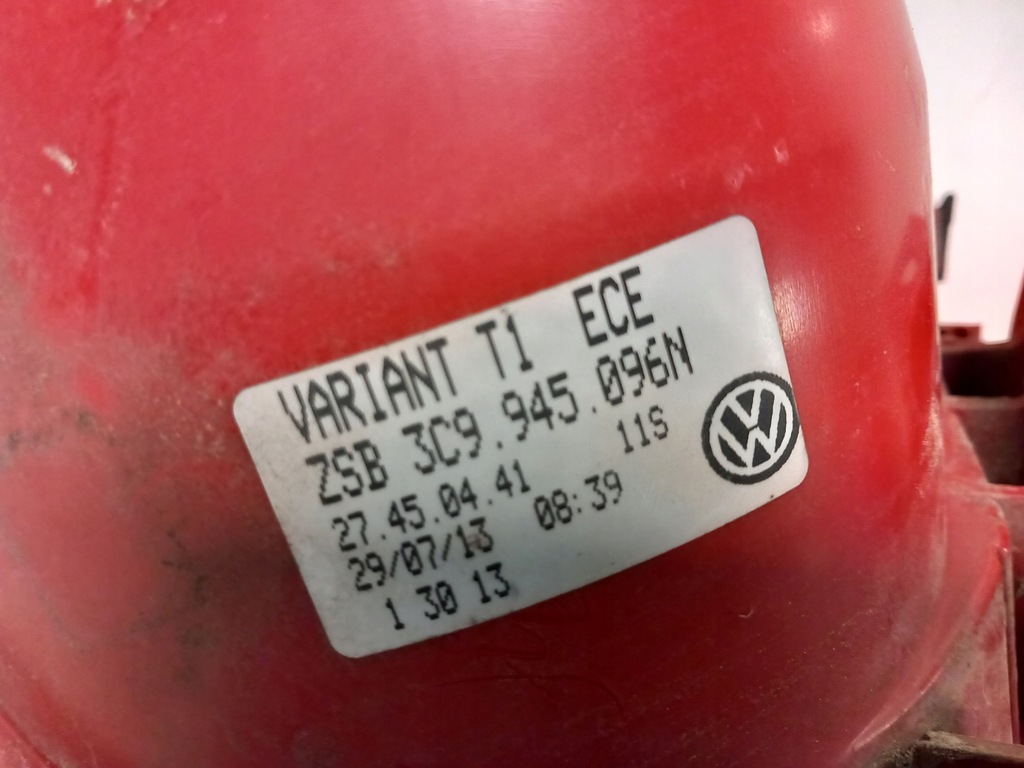 фото №7, Лампа правая задняя volkswagen passat