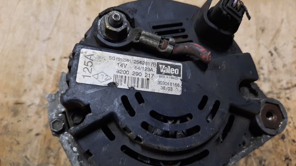 фото №5, Генератор renault scenic 1.9d 03r