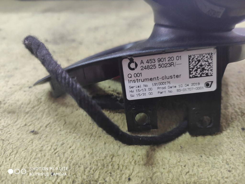 фото №3, Smart forfour fortwo 453 приборы комбинированный elect.