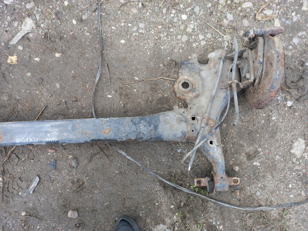 фото №4, Балка задняя oś подвеска задняя smart forfour