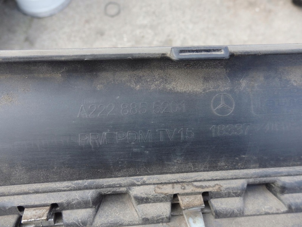 Диффузор накладка задняя mercedes w222 s-klasa amg в Украине