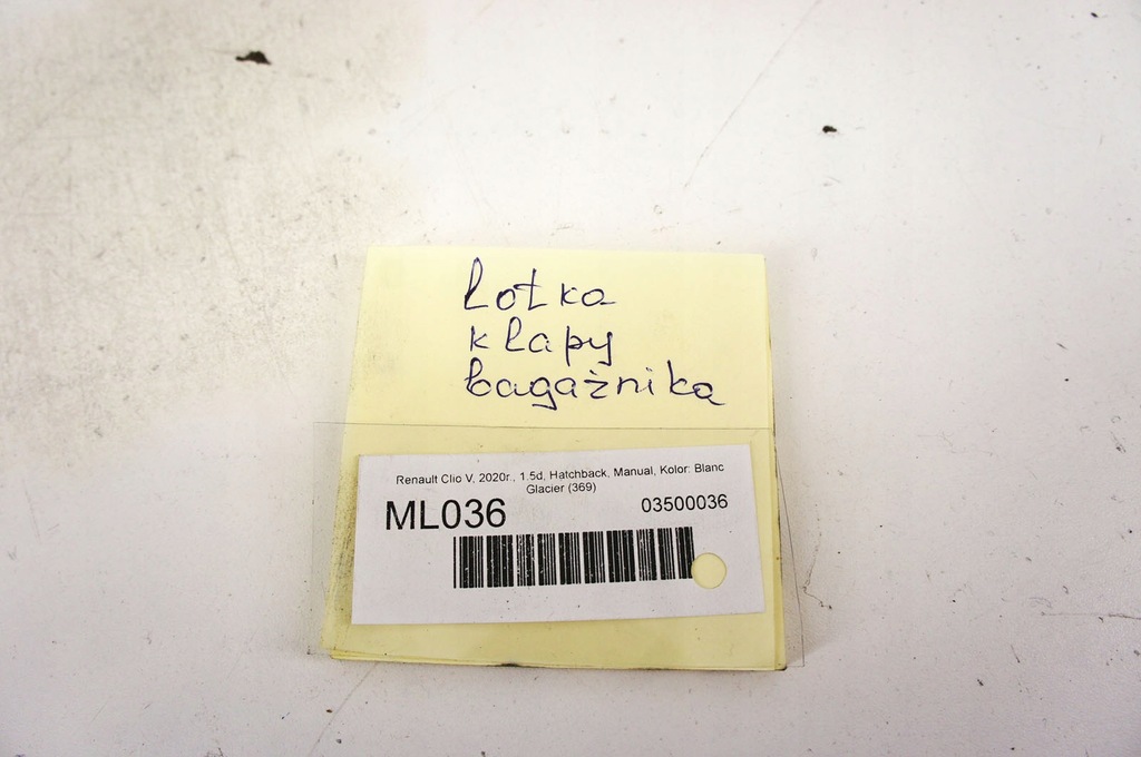 фото №9, Ml036 renault clio v спойлер крышки багажника hb 369