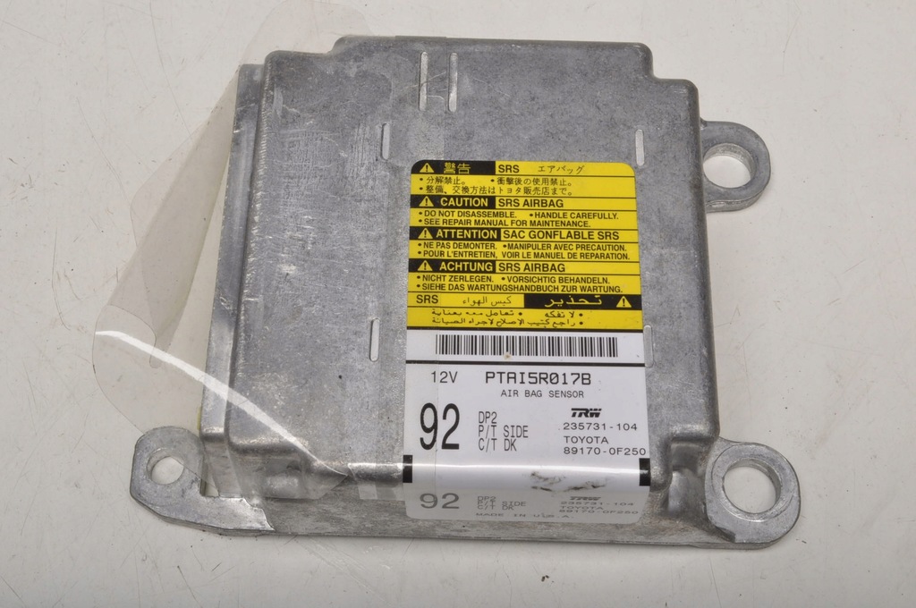 фото №1, Toyota corolla verso ii датчик подушки безпеки подушка безпеки