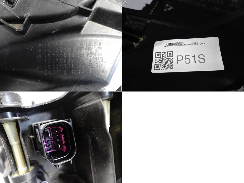 фото №12, Audi q3 ii 2 f3 83a 18- лампа full led правая перед europa 034 повреждённая