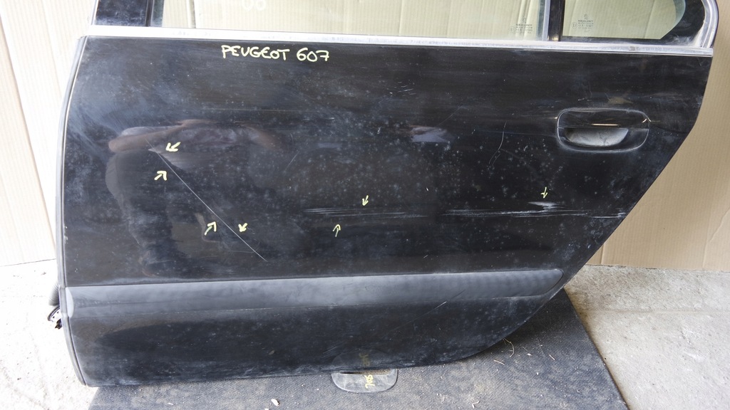 фото №2, Двері лівий задня peugeot 607, 2000r.