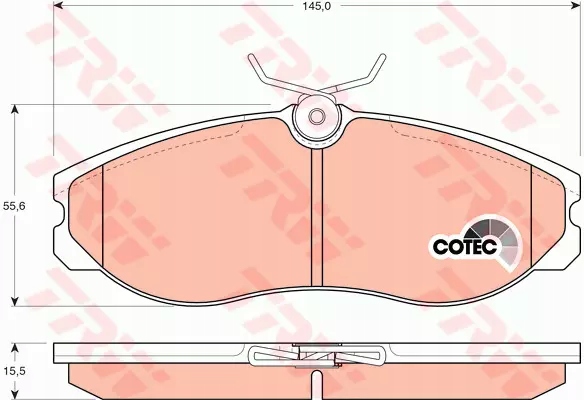 фото №13, Trw гальмівні диски + гальмівні колодки перед nissan terrano ii r20