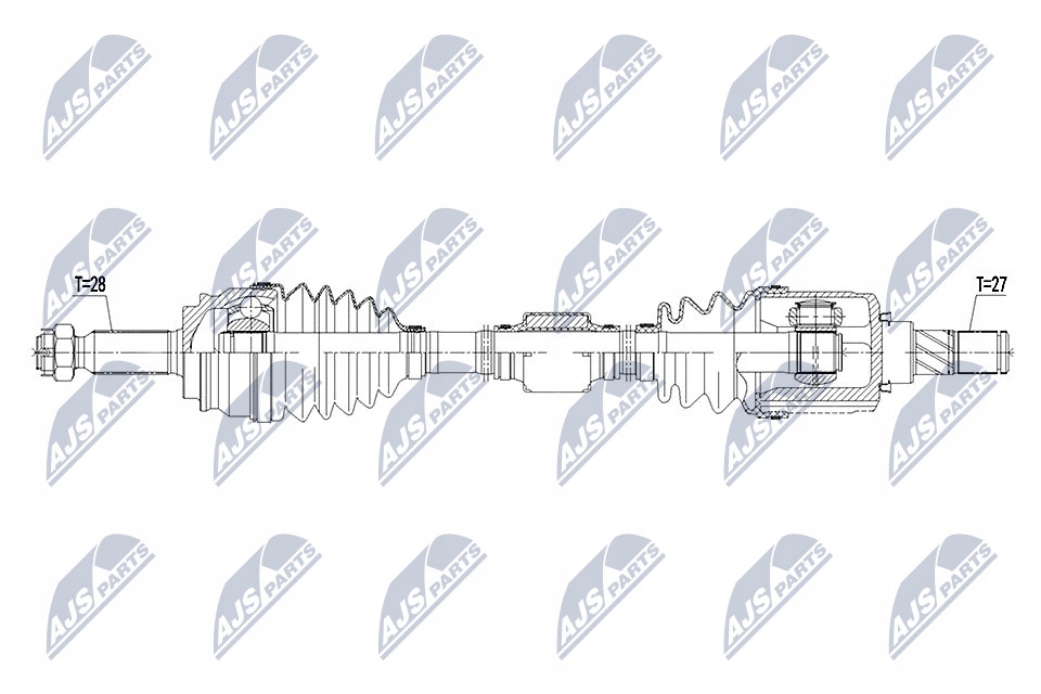 Npw-ch-062 nty приводной вал приводная jeep compass 2wd 2.0 Цена