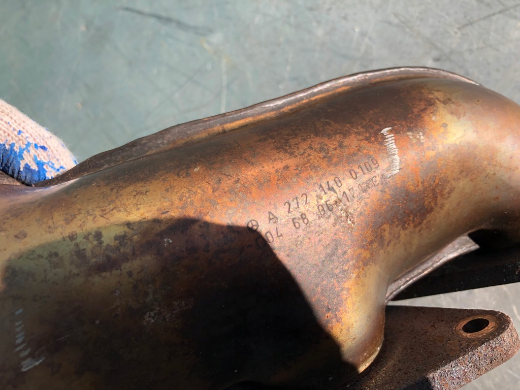 фото №4, Mercedes w211 колектор випускний m272
