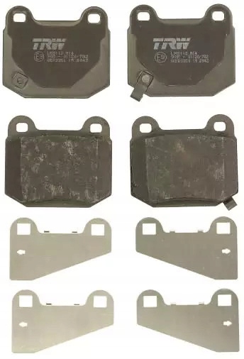 фото №15, Тормозные колодки ham. nissan t. 350z/impreza 00- wrx/forester 13- trw gdb3350