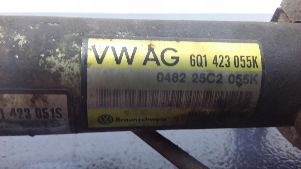 фото №7, Vw polo iv 9n трансмиссия рулевая рулевая рейка eu 6q1423055k