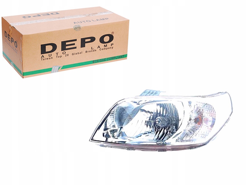 фото №1, Depo фара лампа передня chevrolet aveo hatch