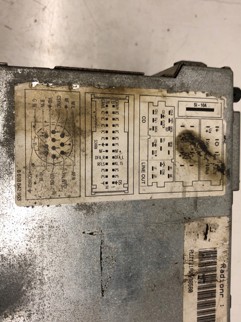 фото №6, Радио audi a4 b6 8e0035192 00-05 тюнер