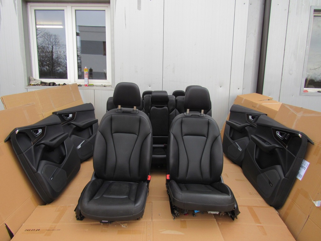 фото №1, Audi q7 4m обивка обшивки сиденье заднее сиденье кожа