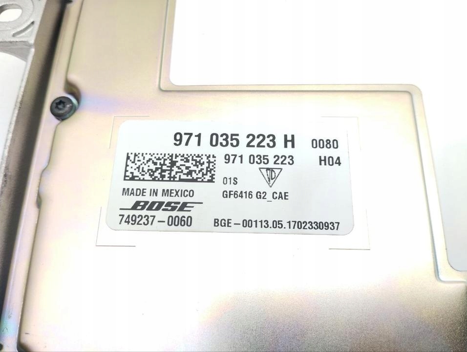 фото №7, Porsche panamera 971 2018 усилитель аудио