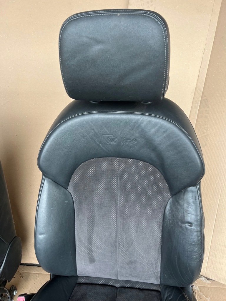 фото №10, Audi a6 c7 сидіння заднє сидіння шкіра alcantara підігрів s-line sline