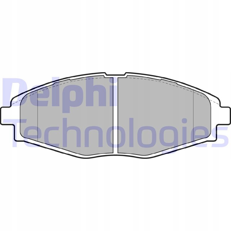 фото №2, Delphi lp1390 набір гальмівних колодок гальмівних, гальма дискові