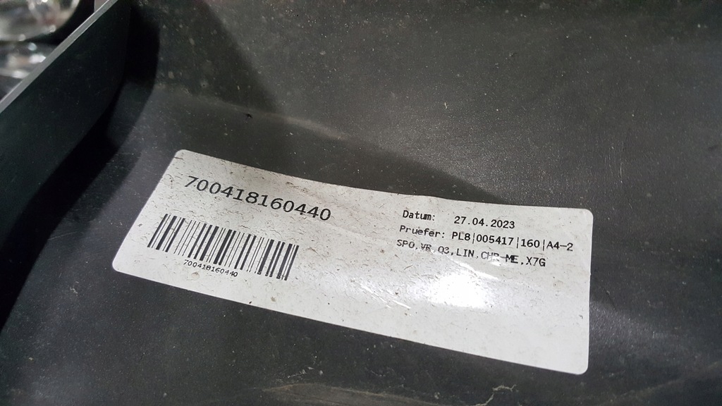 фото №10, Спойлер накладка бампера правый перед audi q3 83a807548 демонтаж