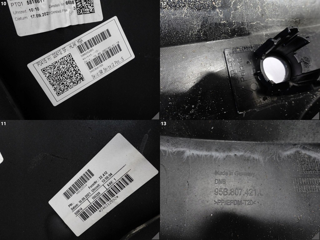 Porsche macan 95b 13-21 lift бампер задняя задний хороший pdc Доставка