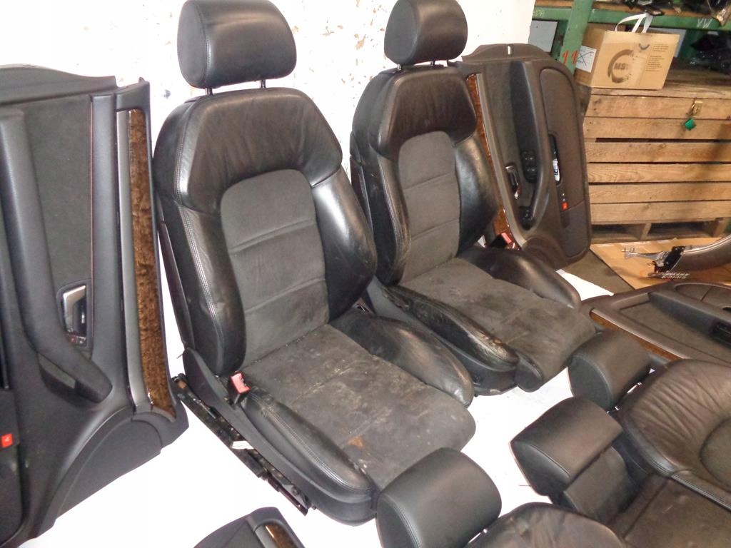 фото №7, Сиденья кожа alcantara el подогрев audi a8 d3