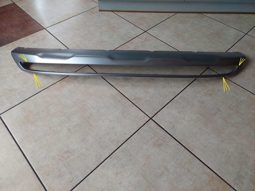 фото №1, Sppiler бампера - перед - renault koleos ii 2 - lift - 2020