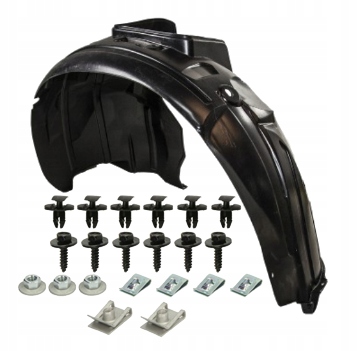 фото №1, Подкрылок citroen berlingo 12-18 перед левая клипсы