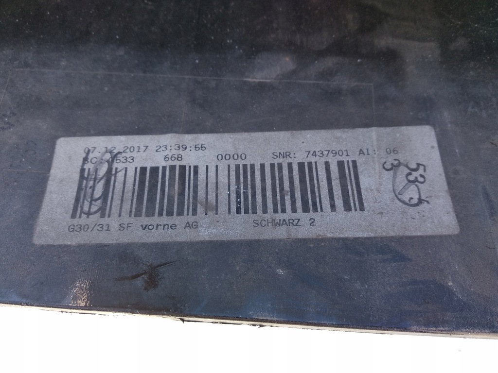 фото №9, Bmw 5 g30 g31 17- бампер перед передній