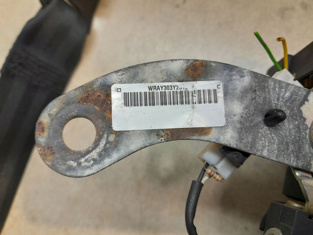 фото №5, Pas безпеки правий перед nissan micra k12 86