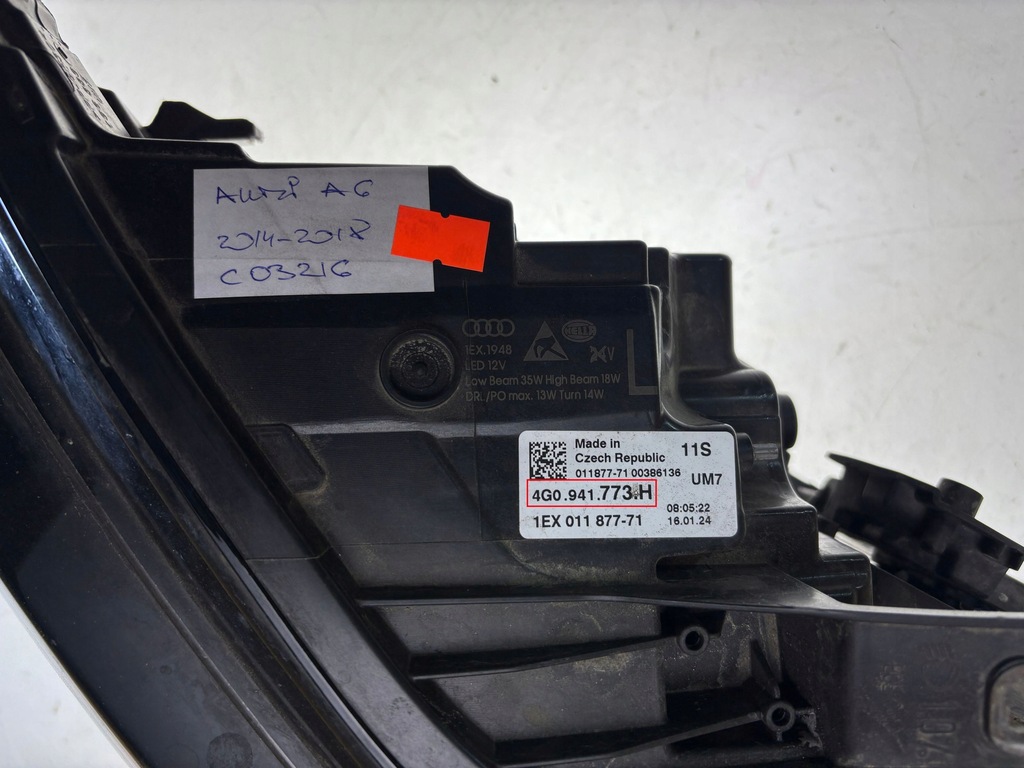 фото №8, Audi a6 s6 c7 4g 2016 лампа передняя