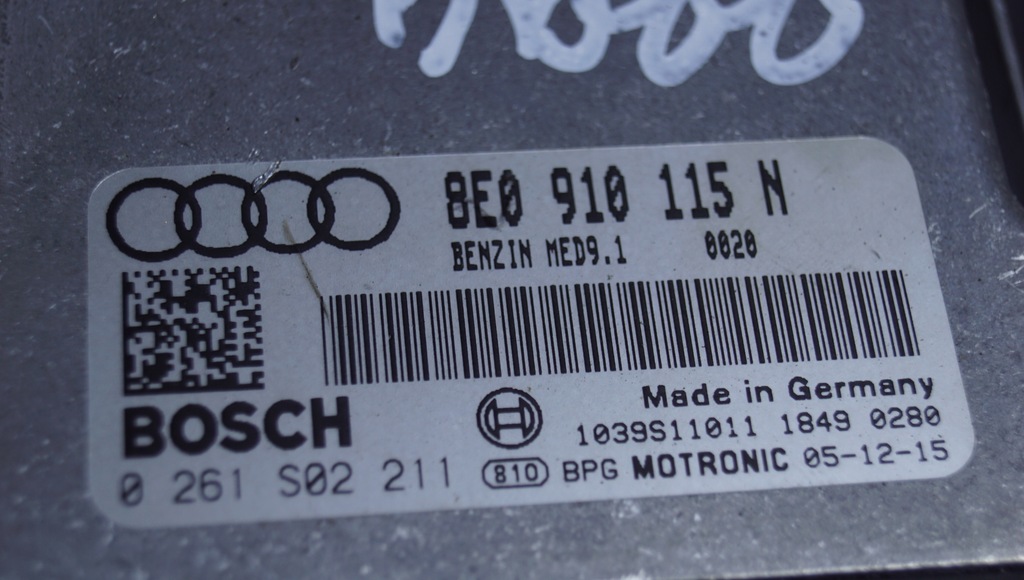 фото №9, Блок управления двигателя audi a4 b7 2.0 tfsi 8e0910115n