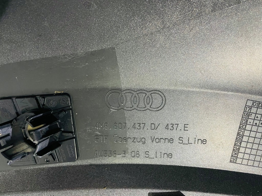 фото №10, Audi q8 4m8 s line бампер передний перед передний 6xpdc 2019-2023 rok