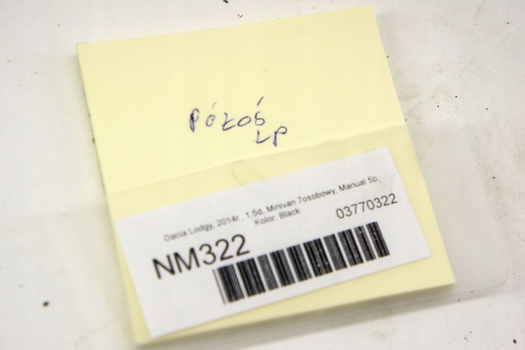 фото №5, Nm322 dacia lodgy 1.5d привідний вал лівий перед