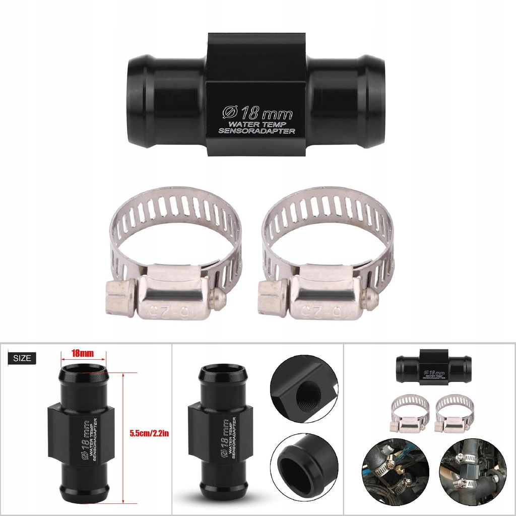 фото №9, 18mm адаптер датчика температури wody motocykli універсальні