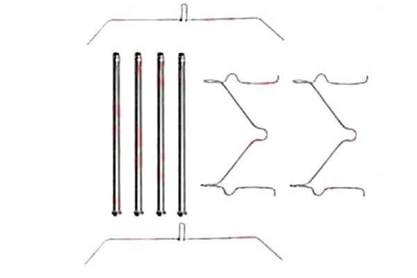 фото №2, Trw pfk290 набір аксесуари, гальмівні колодки гальмівні