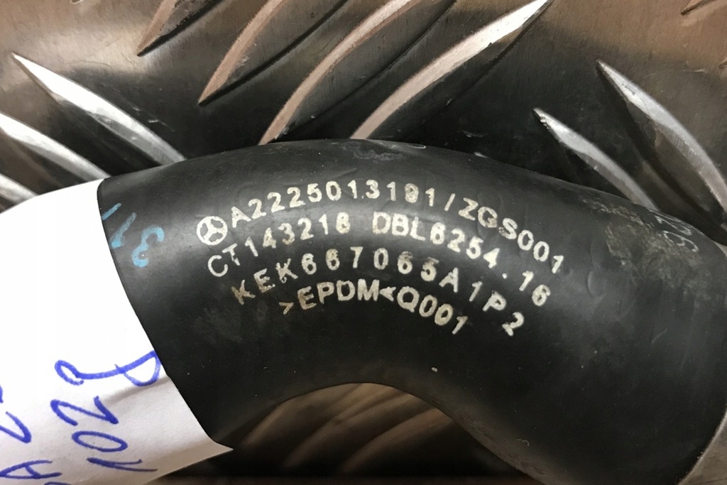 фото №7, Труба охолодження mercedes-benz s w222, v222, x222 a2225013191 3.5l hybrid