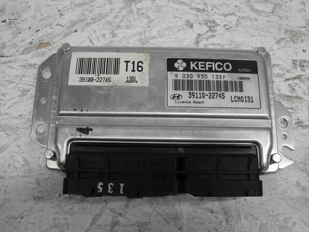 фото №1, Hyundai accent ii бортовой компьютер двигателя 39110-22745