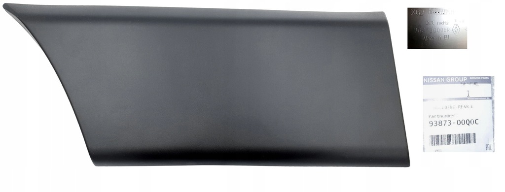 фото №1, Молдинг бічна крила права renault master iii оригінальний номер