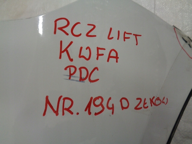 фото №16, Peugeot rcz lift бампер задний pdc ezrc kwfa
