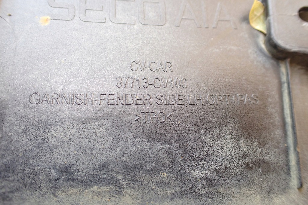 фото №14, Kia ev6 21- молдинг захист крила ліва перед передня 87713cv100 lh оригінальний номер