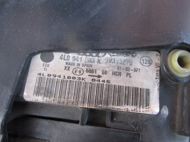 фото №6, Audi q7 4l 2007r лампа фара левый перед 4l0941003k anglik