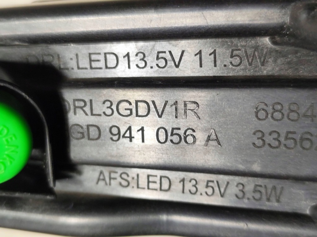 Vw passat b8 gte электрик правый перед drl led бампера фонарь  движение dzienn с Разборки