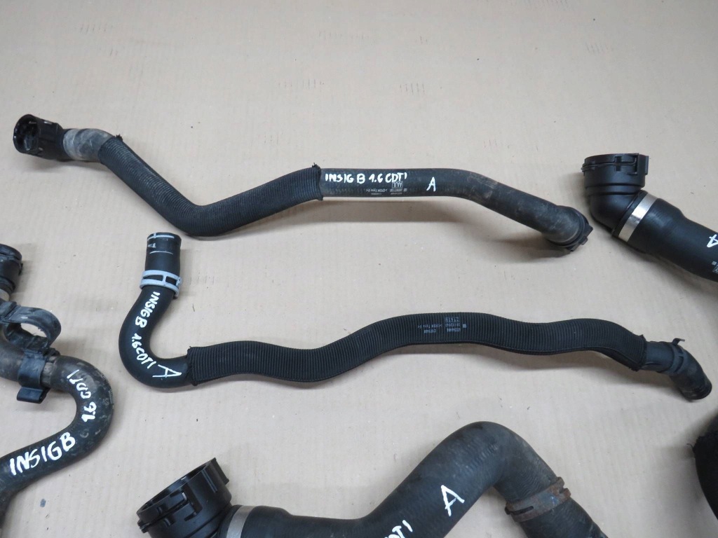 Opel insignia b 1.6 cdti b16dth труба пабтрубок  радиатора воды комплект Недорого