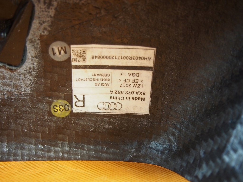 фото №10, Audi a1 8x накладки дзеркал карбон nowe оригінал 8xa072530a 3q0