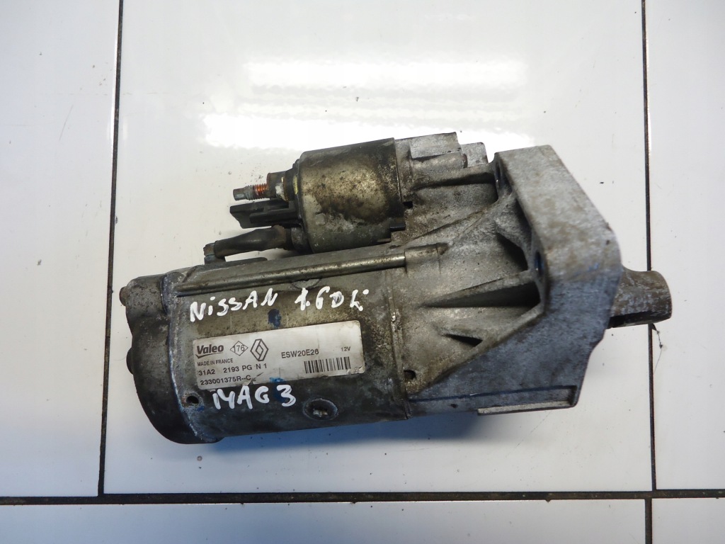 фото №1, Renault nissan qashqai 1.6dci стартер 233001375r