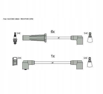 фото №1, Starline дроти запалювання zk 6114
