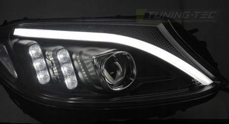 Фары фары передние mercedes w205 14-18 черный led Доставка
