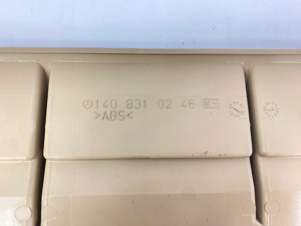 фото №9, Решётка обдув выход ноги beż бежевый задняя mercedes w140 91 - 98 1408310246