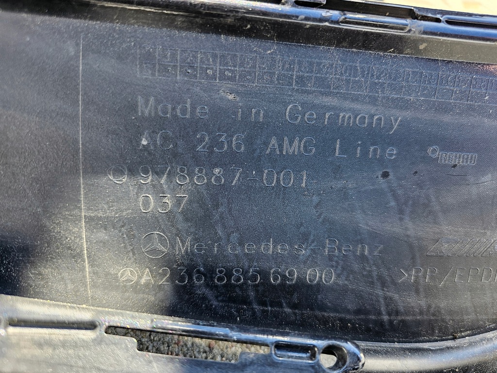 фото №13, Бампер mercedes cle w236 236 a236 2024 - перед amg передній